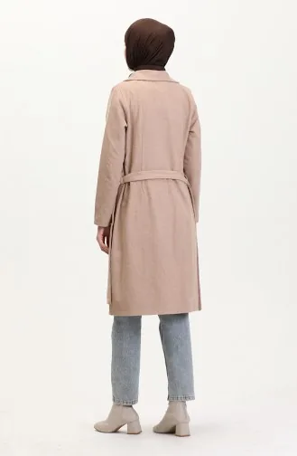 Kuşaklı Kaşe Kaban 5502-02 Vizon