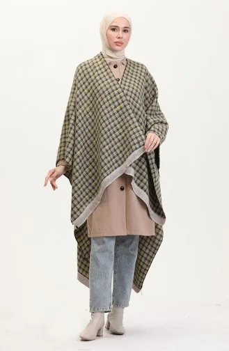 Poncho Schultertuch 2003-01 Nerz Khaki 2003-01
