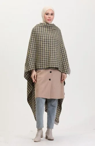 Poncho Schultertuch 2003-01 Nerz Khaki 2003-01