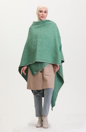 Emerald Green Poncho 2014-01