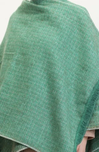 Poncho Shoulder Shawl 2014-01 Emerald Green 2014-01