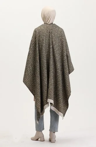 Poncho-schouderdoek 2022-01 Mosterdwit 2022-01