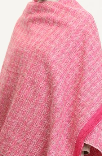 Poncho Shoulder Shawl 2024-01 Fuchsia 2024-01