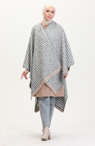 Green Almond Poncho 2025-01