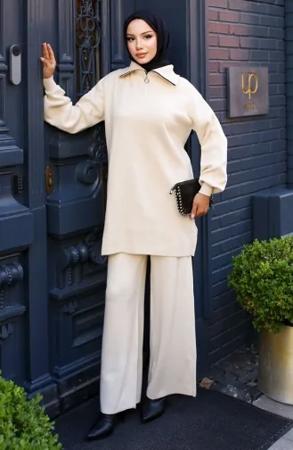 Gedetailleerd Breipak Met Rits 11017-02 Stone 11017-02