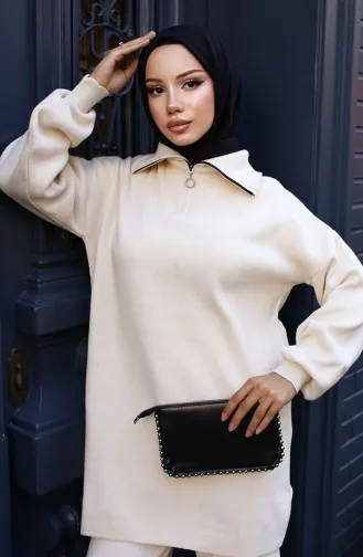 Gedetailleerd Breipak Met Rits 11017-02 Stone 11017-02