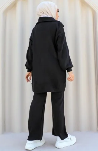 Gedetailleerd Breipak Met Rits 11017-04 Zwart 11017-04