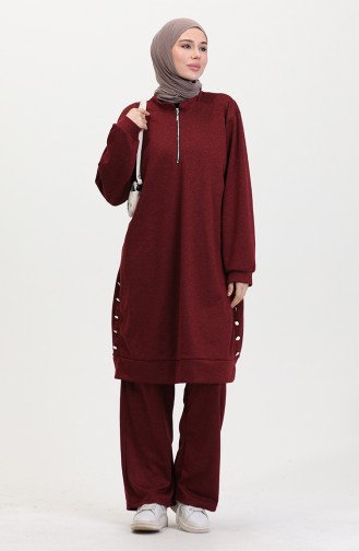 Claret Red Suit 0554-04