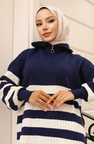 Braun Hijab Kleider 11042-06