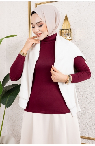 Claret Red Bodysuit 901-04