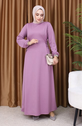 Beige-Rose Hijab Kleider 5110-02