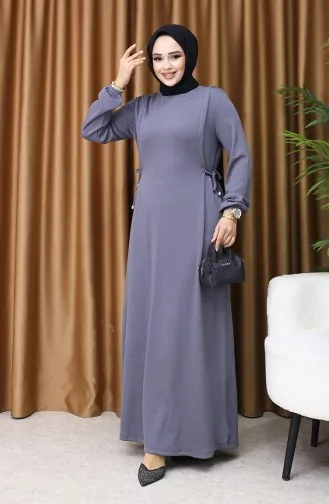 Gray Hijab Dress 5110-03