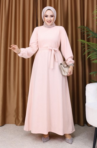 Powder Hijab Dress 5577-02