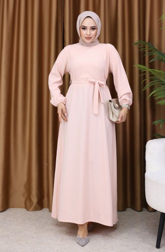 Powder Hijab Dress 5577-02