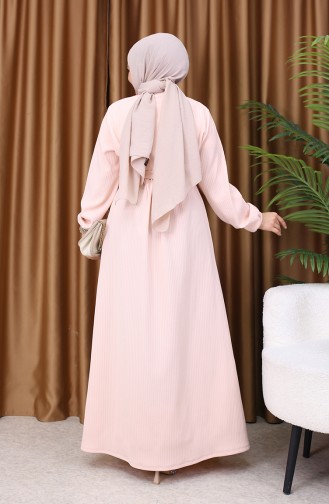 Powder Hijab Dress 5577-02