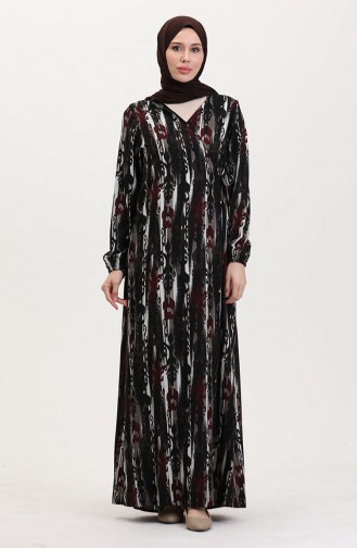 Claret red Praying Dress 4483AB-03