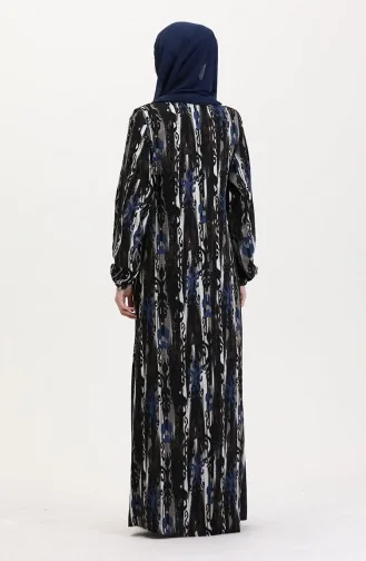 Side-Tie Prayer Dress 4483AB-04 Navy Blue 4483AB-04