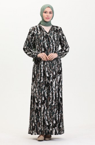 Khaki Praying Dress 4483AE-02