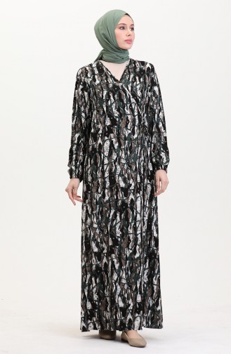 Khaki Praying Dress 4483AE-02