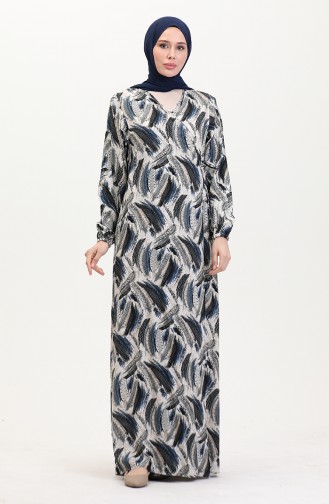 Navy Blue Praying Dress 4483AF-01