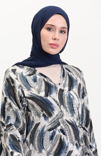 Navy Blue Praying Dress 4483AF-01