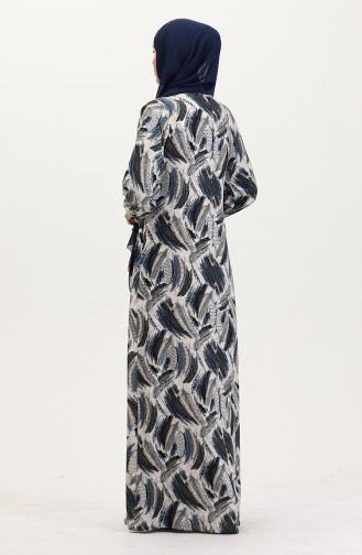 Navy Blue Praying Dress 4483AF-01