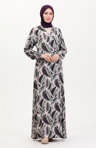 Robe de Prière Plum 4483AF-02