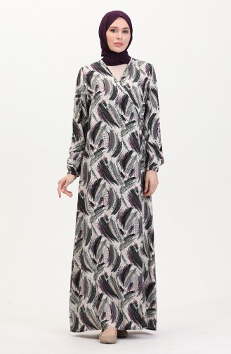 Robe de Prière Plum 4483AF-02