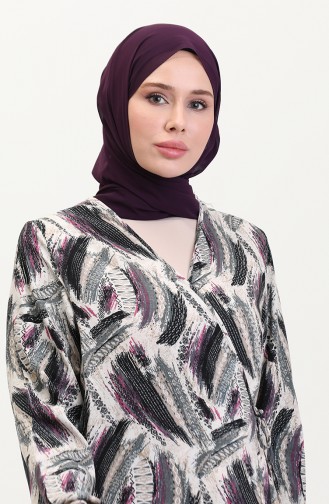 Robe de Prière Plum 4483AF-02