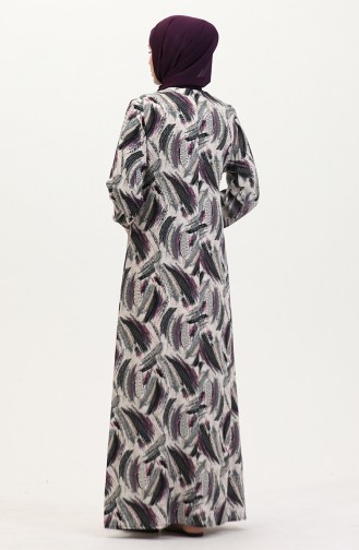 Robe de Prière Plum 4483AF-02