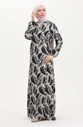 Black Praying Dress 4483AF-04