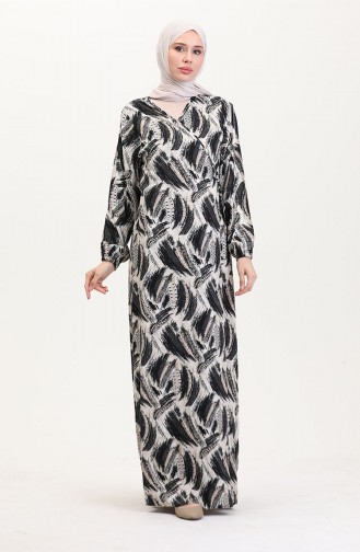 Black Praying Dress 4483AF-04