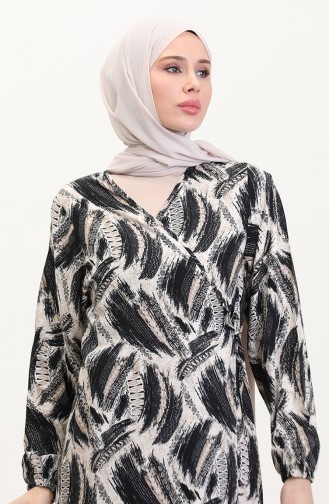 Black Praying Dress 4483AF-04
