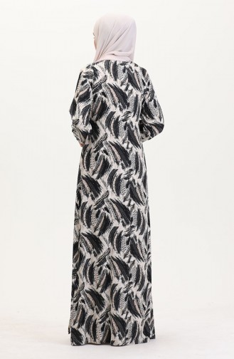 Black Praying Dress 4483AF-04