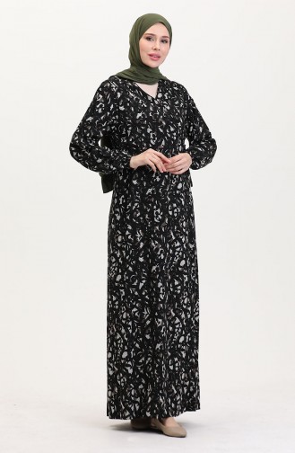 Khaki Gebetskleid 4483AL-01