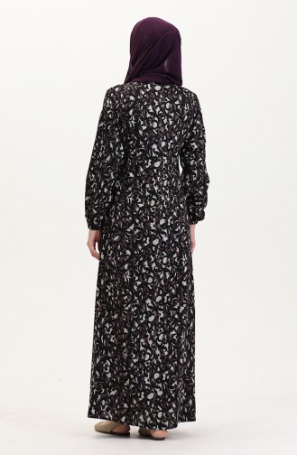 Robe de Prière Plum 4483AL-02