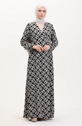 Black Praying Dress 4483S-01