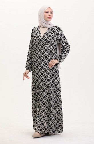 Black Praying Dress 4483S-01
