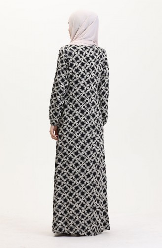 Black Praying Dress 4483S-01