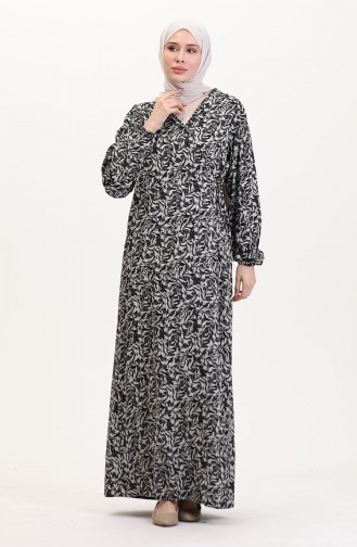 Black Praying Dress 4483T-01