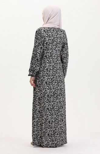 Black Praying Dress 4483T-01
