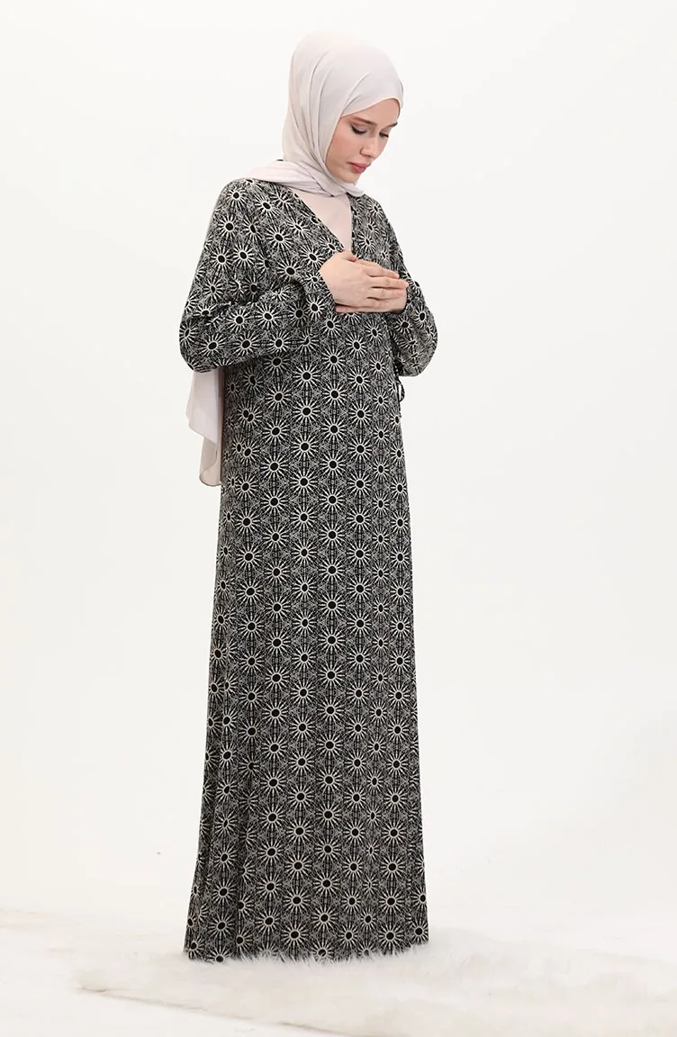 Black Prayer Dress 4483U-01