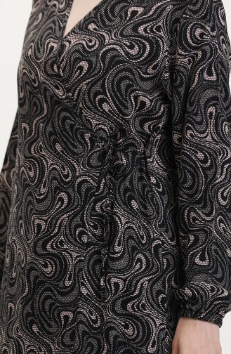 Robe de Prière Noir 4483V-02
