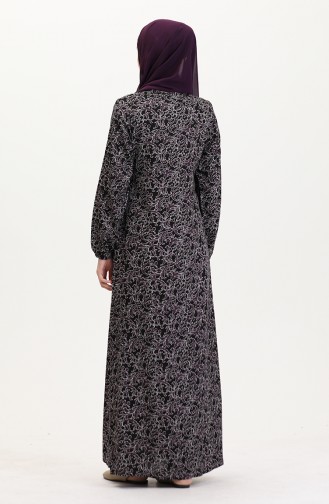 Robe de Prière Plum 4483Y-02