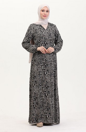 Black Praying Dress 4483Z-01