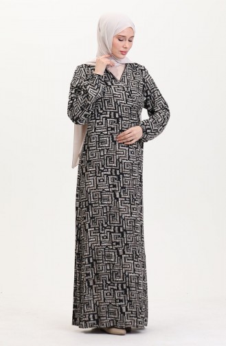 Black Praying Dress 4483Z-01