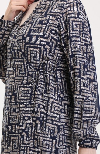 Navy Blue Praying Dress 4483Z-02