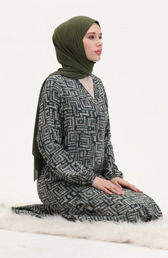 Khaki Praying Dress 4483Z-03