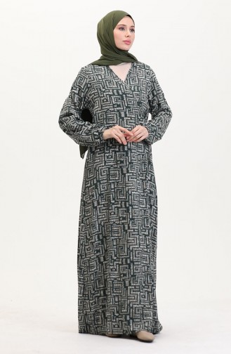 Khaki Praying Dress 4483Z-03
