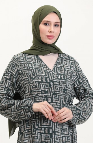 Khaki Praying Dress 4483Z-03